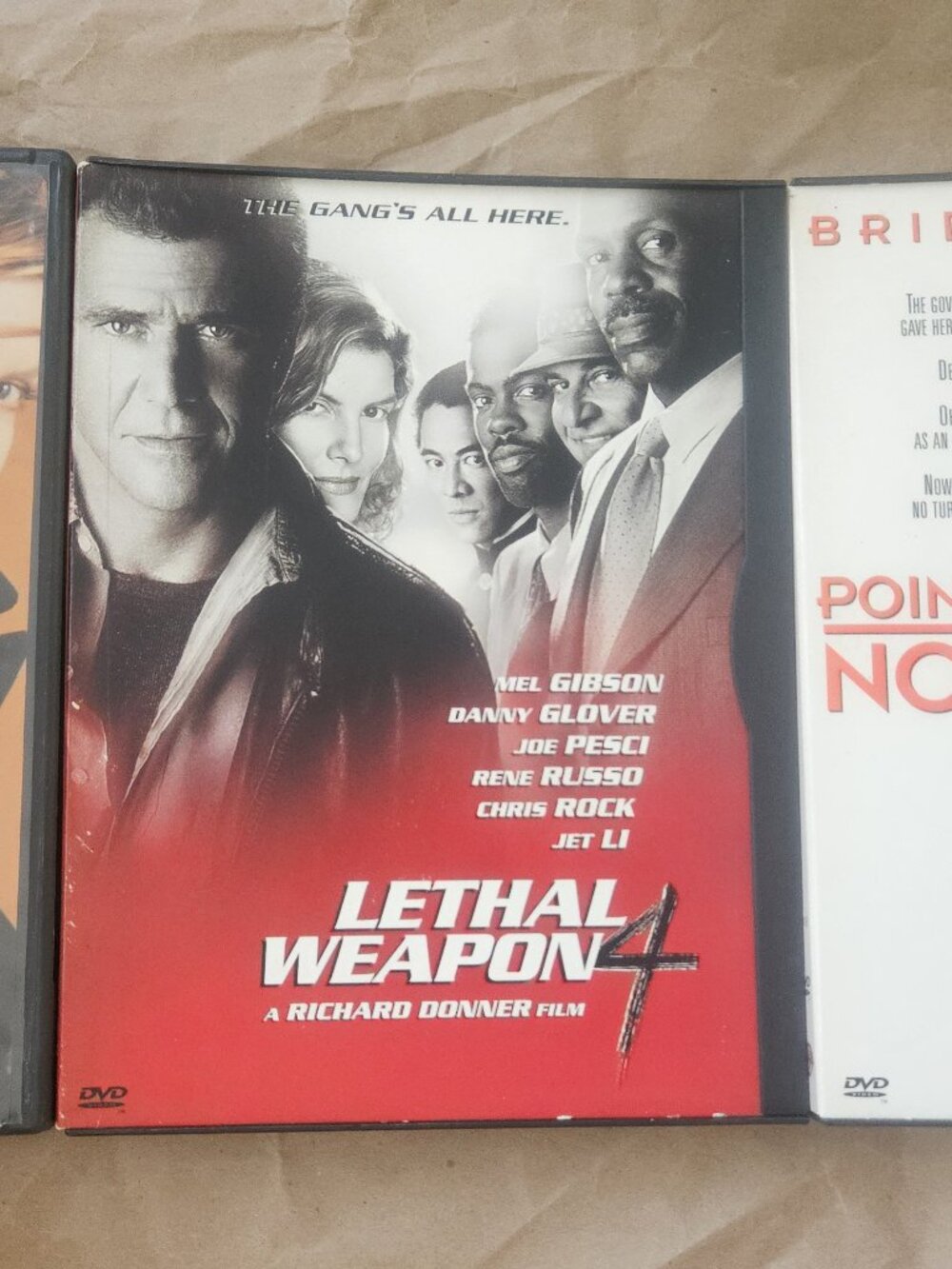 Lot of 3 Action DVDs Thomas Crown Affair, Lethal Weapon, Point of No Return